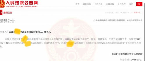 風(fēng)雨二十三載終落幕 天津一老牌電動車廠的破產(chǎn)清算與技術(shù)轉(zhuǎn)讓困局